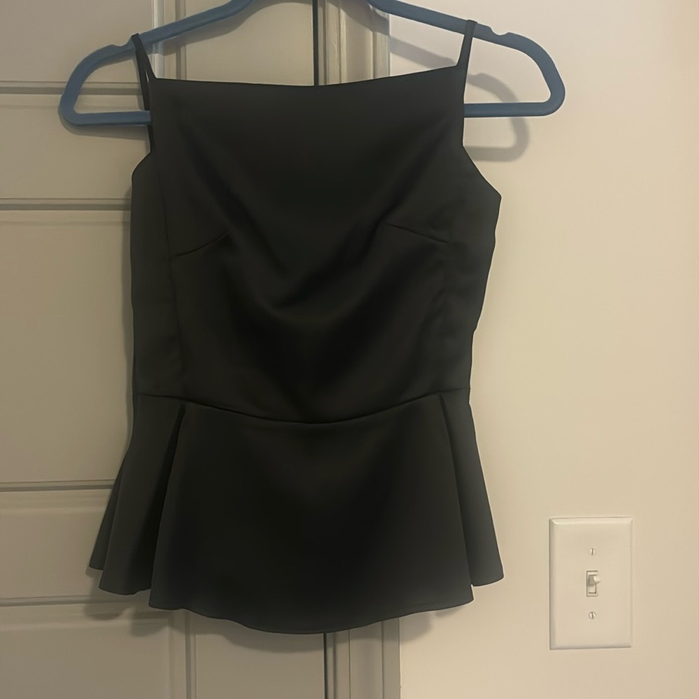 Self made satin black co-ord set.
